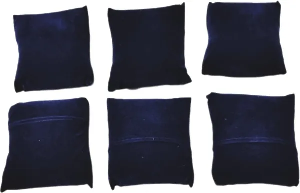 Velvet_Blue_Small_Pillow_For_Jewellery_Display_(8L_X_7W_X_4H)_(Pack_Of_6)