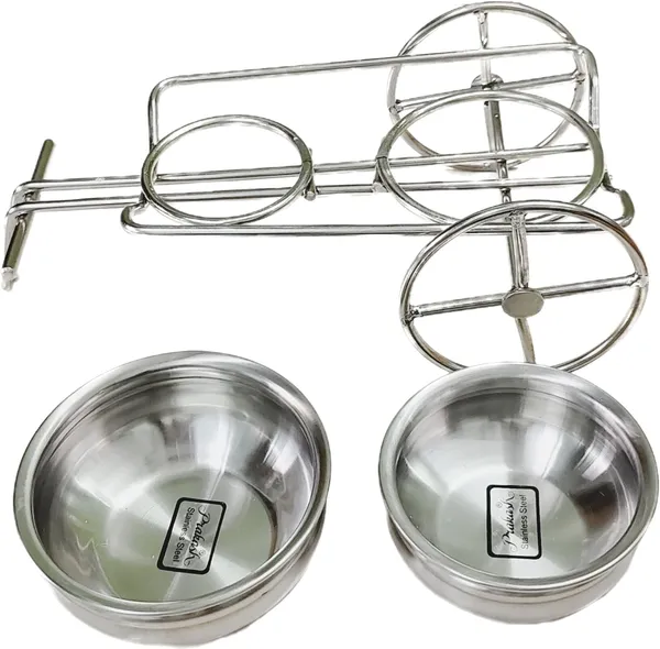 Silver_Fancy_Serving_Bowl_Dish_Plate_Handi_Set_With_Stand_Trolley_(Bullock_Cart_Shaped)