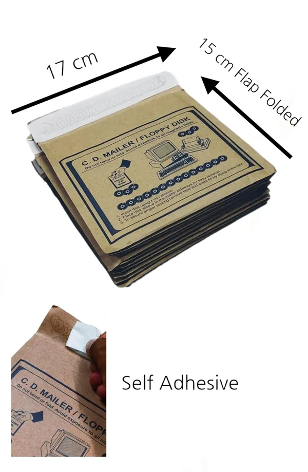 Brown_Self_Adhesive_Cd_Padded_Paper_Pouch_For_Courier_(Pack_Of_10)_(15X17_Cm)