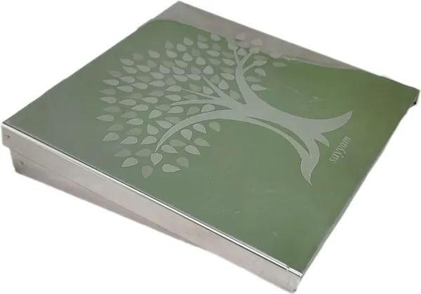 Silver_Stainless_Steel_Calculator_Cover_Safe_Case_(Calculator_Box_With_Compartment)_(14_X_12.7_X_5.1_Cm)