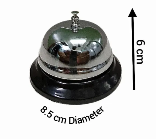 Silver_Stainless_Steel_Manual_Calling_Call_Bell_For_Office_Table_(6_X_8.5_Dia_Cm)