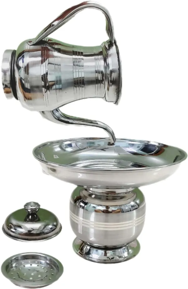 Silver_Stainless_Steel_Chilamchi_Lota_Water_Jug_With_Lid_Bohra_Steel_For_Hand_Wash_(1_Litre)