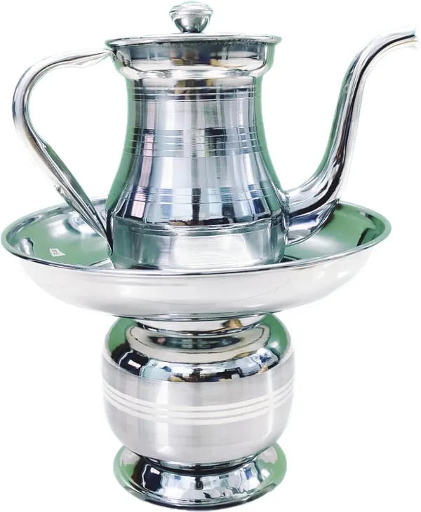 Silver_Stainless_Steel_Chilamchi_Lota_Water_Jug_With_Lid_Bohra_Steel_For_Hand_Wash_(1_Litre)