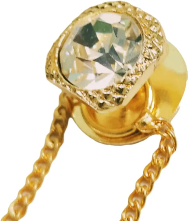 Clear_White_Brass_Kurta_Buttons_For_Men_With_Golden_Chain_(23_Cm)