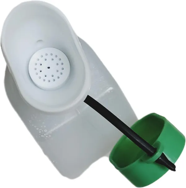 White_Eye_Wash_Cup_Cleaner_Bottle_With_Wall_Mount_Holder_(500_Ml)