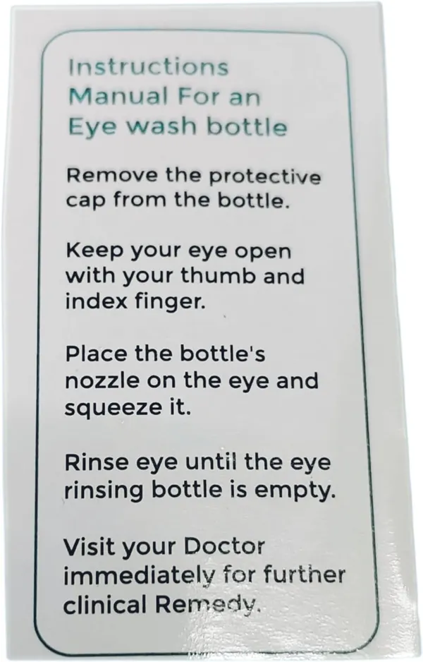 White_Eye_Wash_Cup_Cleaner_Bottle_With_Wall_Mount_Holder_(500_Ml)