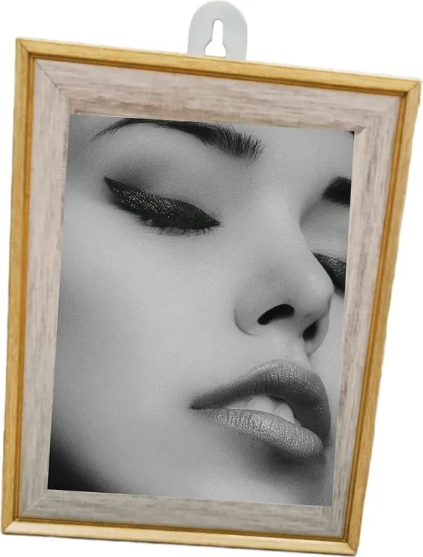 ‎Brown_Fiber_Plastic_Mirror_For_Wall_With_Table_Stand_For_Bathroom_Bedroom_(8W_X_10L_Inch)