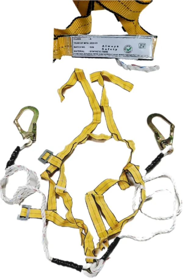 Red,_Yellow_Lanyard_Climbing_Protection_Rope_For_Painters_With_Hook_(8Mm_Thick)_(Full_Body)_(5_X_0.25_X_0.05_Meters)