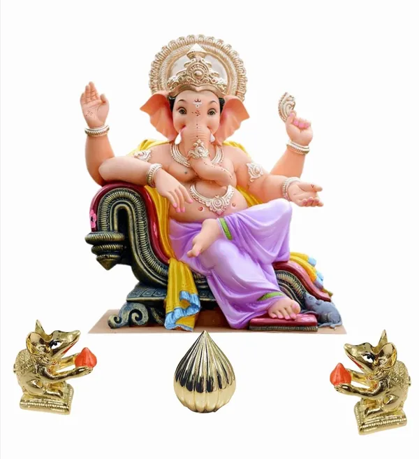 Gold_Ganpati_Mouse_For_Ganesh_Decoration_Table_Top_Showpiece_(Pack_Of_2)_(6_X_4_Cm)