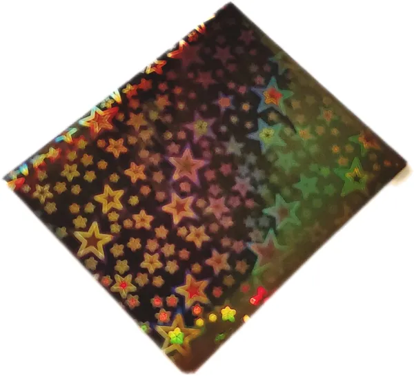 ‎Multicolor_Holographic_Reversible_Chocolate_Wrapping_Plastic_Foil_Film_Sheet_(Pack_Of_200)_(11X13_Cm)