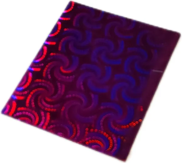 ‎Multicolor_Holographic_Reversible_Chocolate_Wrapping_Plastic_Foil_Film_Sheet_(Pack_Of_200)_(11X13_Cm)