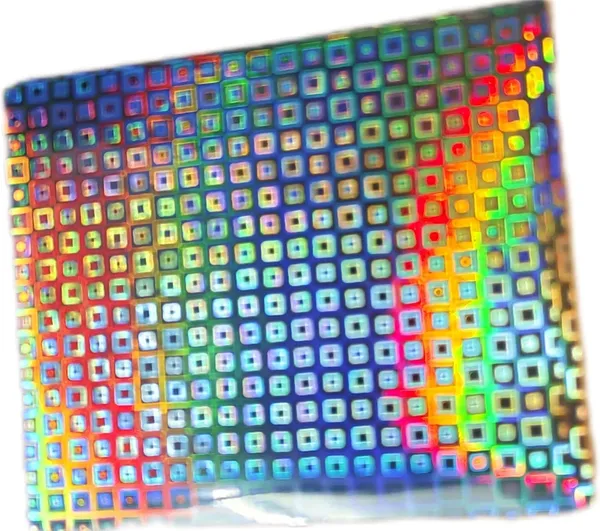 ‎Multicolor_Holographic_Reversible_Chocolate_Wrapping_Plastic_Foil_Film_Sheet_(Pack_Of_200)_(11X13_Cm)