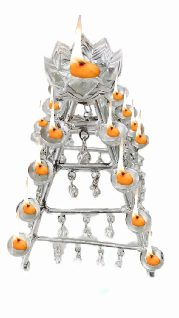 Silver_Pyramid_Light_Holder_For_Diwali_Pooja_Home_Decoration_(17_X_12_X_5_Cm)