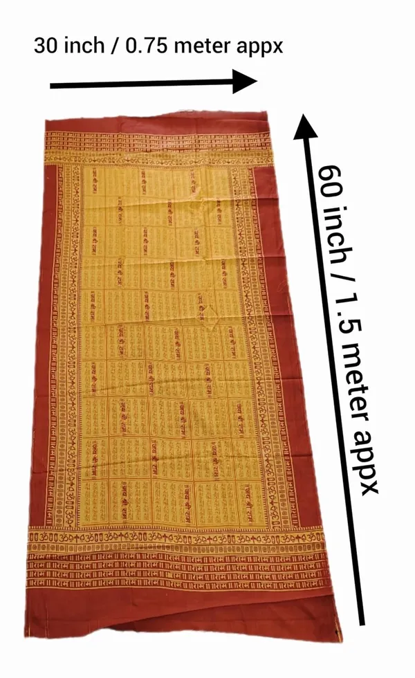 Orange_Cotton_Jai_Shree_Ram_Shawl_For_Men_Women_(1.5_X_0.75_Meter)