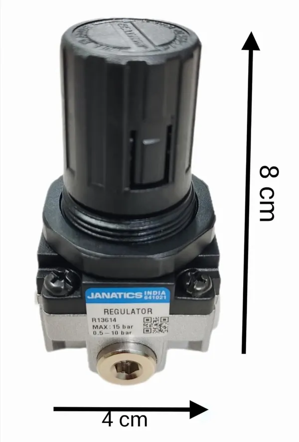 Black_Accurate_Precise_Durable_Pneumatic_Control_High_Pressure_Device_(R1_Series,10_Bar_R13614)_(0.25_Inch)
