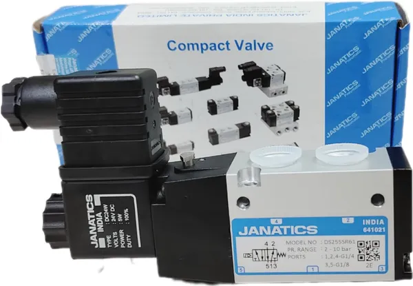 Black_Single_Automatic_Pressure_Control_Compact_Valves_(Ds255Sr61-W/_24V/Dc)_(16.1_X_7.8_X_3.1_Cm)