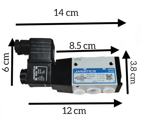 Black_Single_Automatic_Pressure_Control_Compact_Valves_(Ds255Sr61-W/_24V/Dc)_(16.1_X_7.8_X_3.1_Cm)