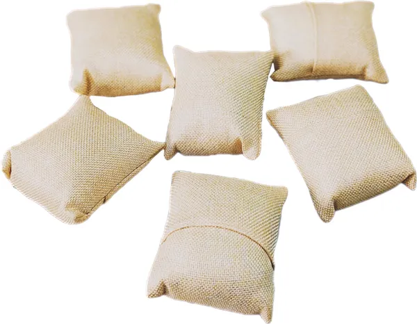 Ivory_Small_Pillow_For_Jewellery_Display_(8L_X_7W_X_4H)_(Pack_Of_6)