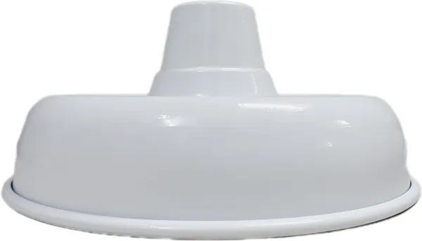 White_Carrom_Lamp_Shade_Without_Wire_And_Holder_(10_Dia_X_5.5_Inch_Height)