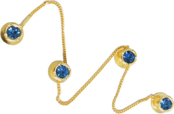 Marine_Blue_Brass_Kurta_Buttons_For_Men_With_Golden_Chain_(23_Cm)