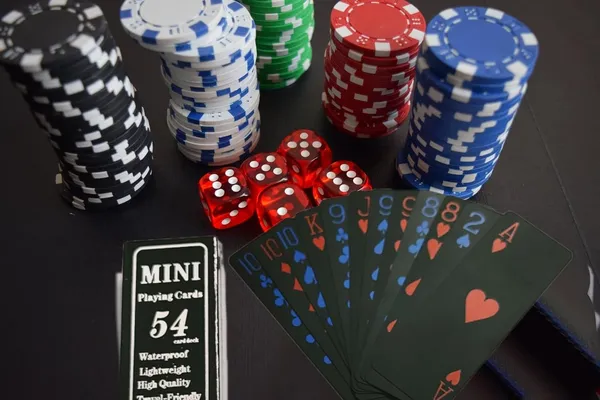 ‎Multicolor_Plastic_Coated_Long_Playing_Cards_(Unique_54_Cards)_(8.3L_X_3.2W_Cm)