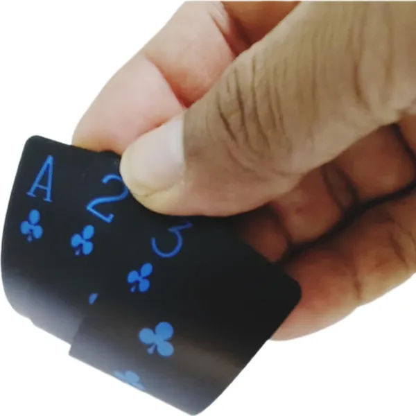 ‎Multicolor_Plastic_Coated_Long_Playing_Cards_(Unique_54_Cards)_(8.3L_X_3.2W_Cm)