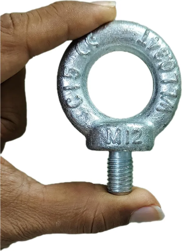 Silver_Galvanized_Threaded_Eye_Bolt_Ring_Set_For_Lifting_Heavy_Metal_Mould_Plate