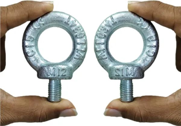 Silver_Galvanized_Threaded_Eye_Bolt_Ring_Set_For_Lifting_Heavy_Metal_Mould_Plate