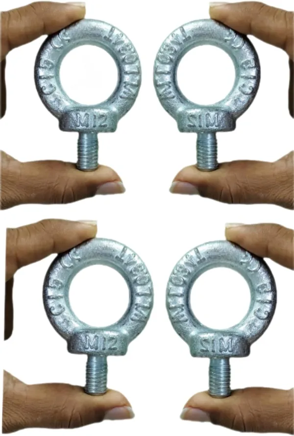 Silver_Galvanized_Threaded_Eye_Bolt_Ring_Set_For_Lifting_Heavy_Metal_Mould_Plate