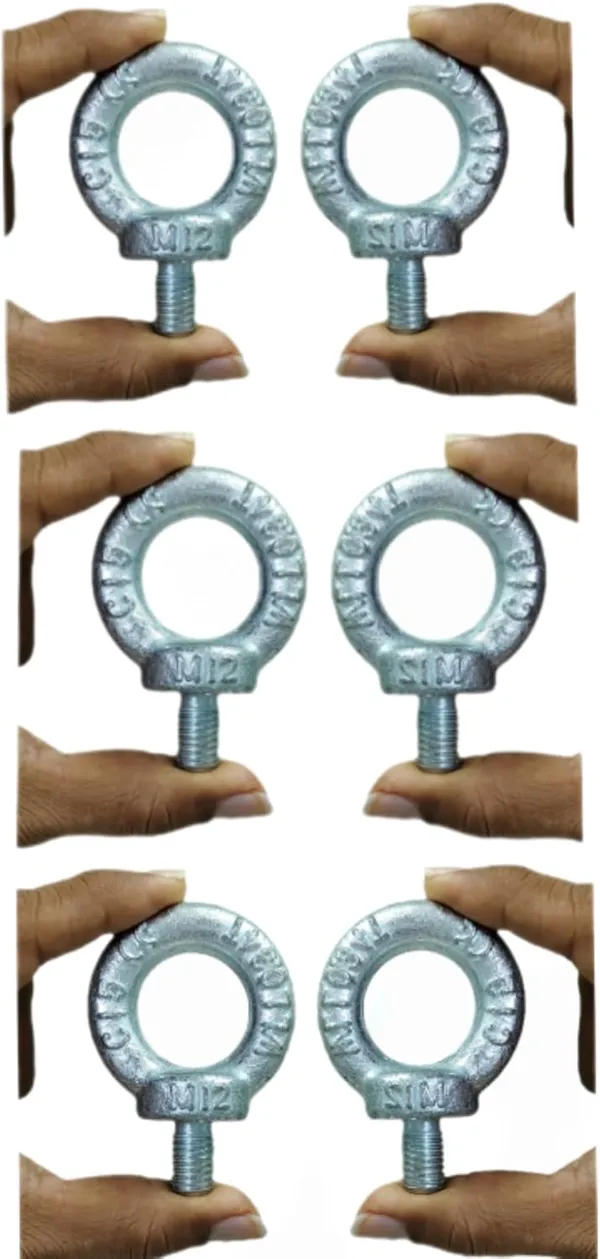 Silver_Galvanized_Threaded_Eye_Bolt_Ring_Set_For_Lifting_Heavy_Metal_Mould_Plate