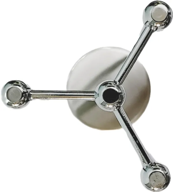 Silver_Magnetic_Hanging_Ball_Pen_Holder_With_3_Color_Pens_(17L_X_6Dia_Cm)