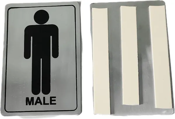 Silver_Male_Female_Self_Adhesive_Sign_Board_Hanging_Name_Plate_(15L_X10W_Cms)