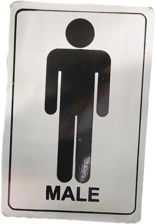 Silver_Male_Female_Self_Adhesive_Sign_Board_Hanging_Name_Plate_(15L_X10W_Cms)