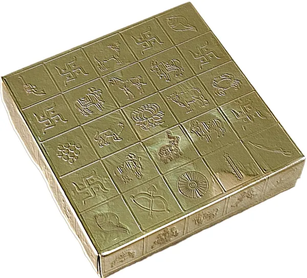 Gold_Vastu_Box_For_Pooja_Main_Entrance_Or_Brahmasthan_For_Positive_Energy_(13L_X_13W_X_3.5H_Cm)