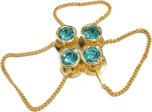 Marine_Green_Brass_Kurta_Buttons_For_Men_With_Golden_Chain_(23_Cm)