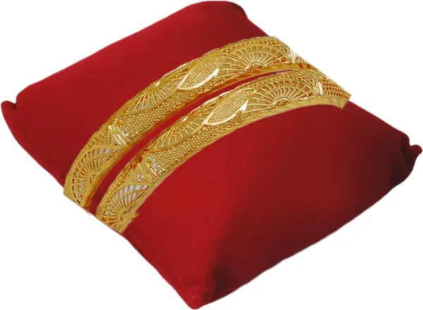 Velvet_Maroon_Small_Pillow_For_Jewellery_Display_(8L_X_7W_X_4H)_(Pack_Of_6)