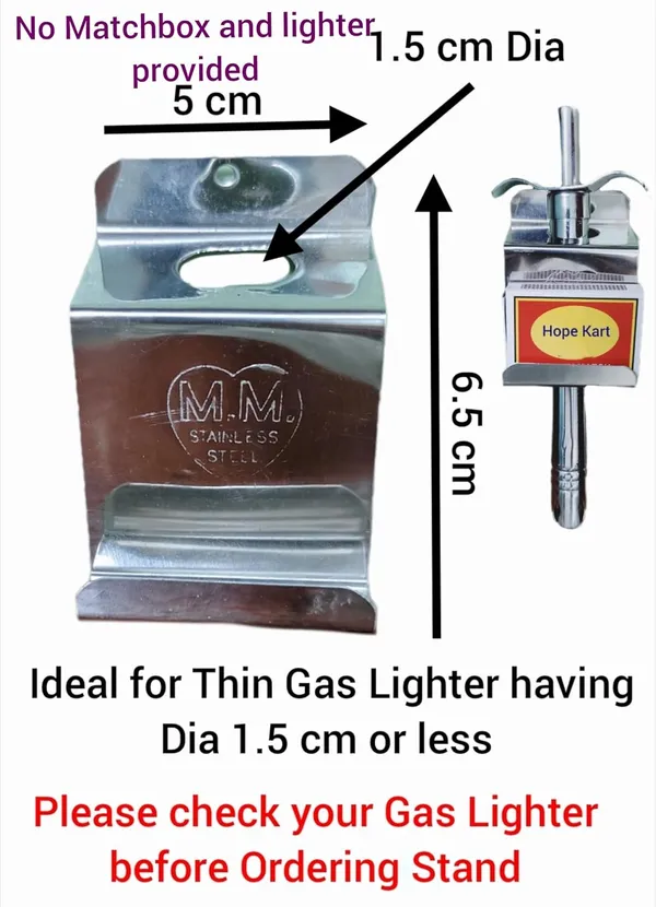 Silver_Stainless_Steel_Wall_Mounted_Matchstick_Box_Holder