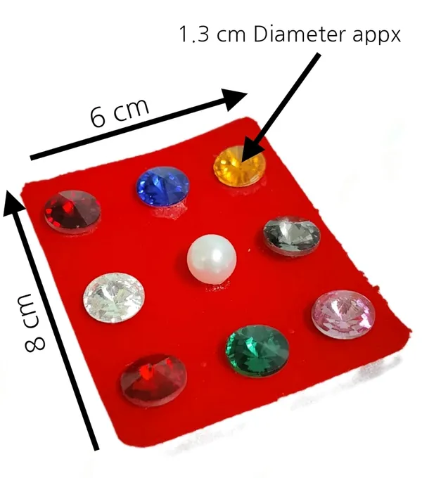 Multicolor_Panchratna_Navratna_Stones_Set_For_Pooja_(10_X_10_X_10_Mm)