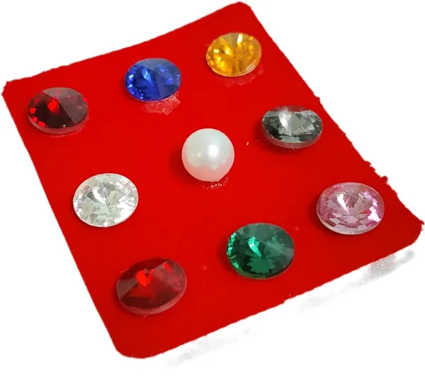Multicolor_Panchratna_Navratna_Stones_Set_For_Pooja_(10_X_10_X_10_Mm)
