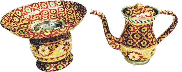 ‎Multicolor_Stainless_Steel_Chilamchi_Lota_Water_Jug_With_Lid_Bohra_Steel_For_Hand_Wash_(1_Litre)