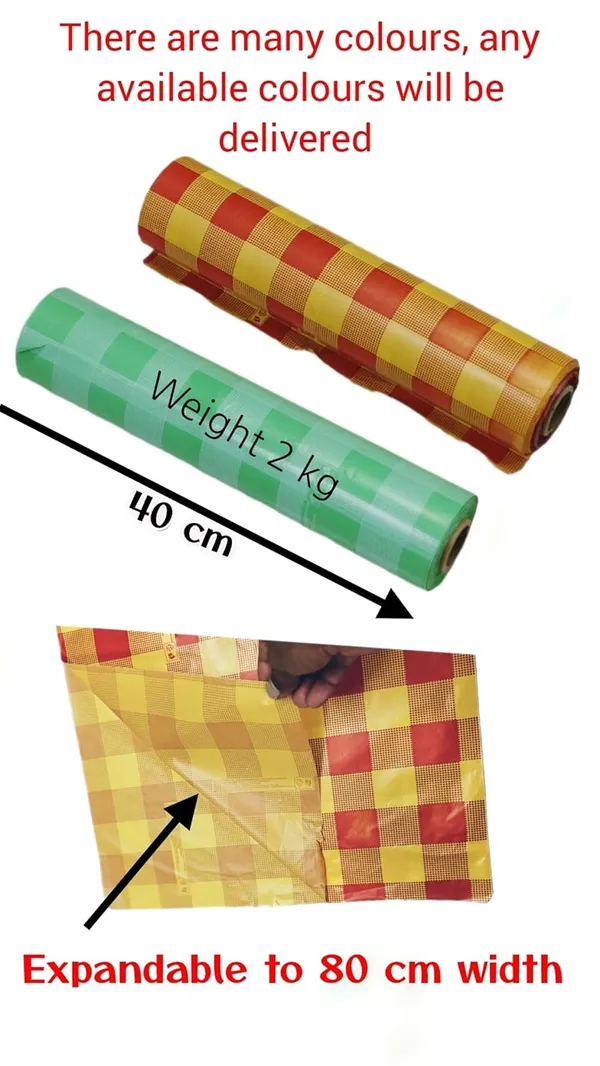 ‎Multicolor_Plastic_Table_Cloth_Sheet_Roll_(80_Cm_Expandable_Width)