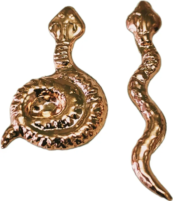 ‎Multicolor_Pure_Silver_Copper_Brass_Nag_For_Kaal_Sarpa_Dosh_Puja_(Pack_Of_6)_(4_Cm)