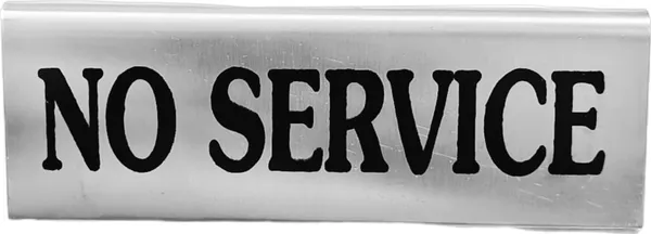 Silver_Stainless_Steel_Table_Sign_Board_(No_Service)_(Pack_Of_2)_(15L_X_5H_Cm)