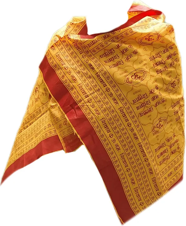 Orange_Cotton_Om_Namah_Shivay_Printed_Shawl_For_For_Men_Women_(1.5_X_0.75_Meter)