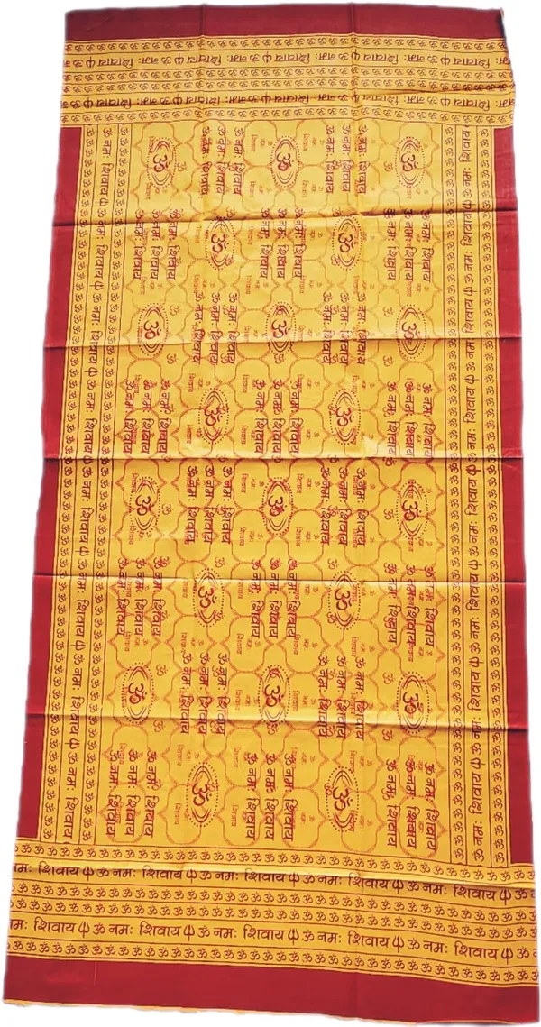 Orange_Cotton_Om_Namah_Shivay_Printed_Shawl_For_For_Men_Women_(1.5_X_0.75_Meter)