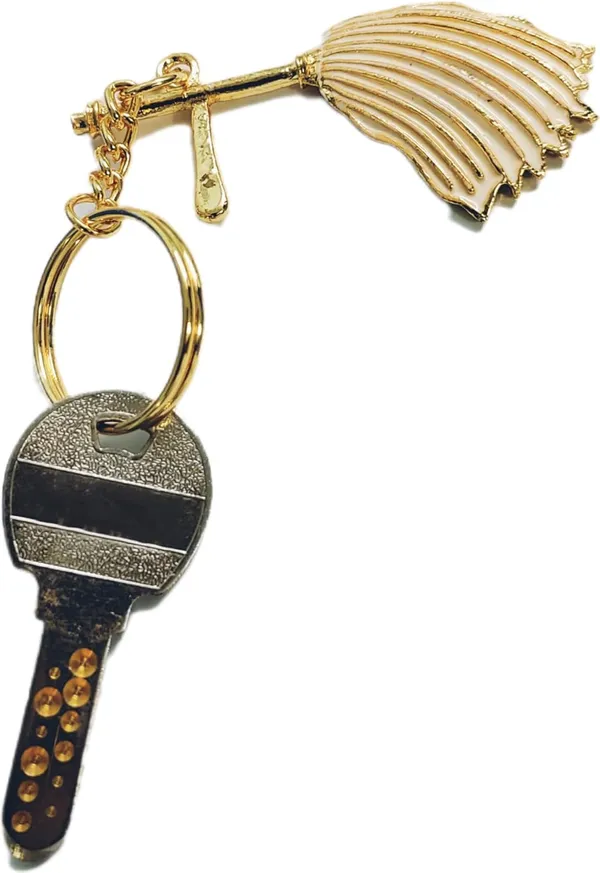 Golden_Metal_Jain_Ogha_Symbol_Keychain_For_Bike_Car
