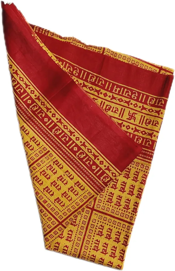 Orange_Cotton_Radhe_Radhe_Shawl_Printed_For_Men_Women_(1.5_X_0.75_Meter)