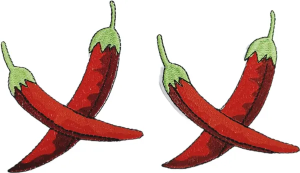 Multicolor_Torn_Clothes_Applique_Embroidery_Patch_(Red_Chilly)_(Pack_Of_2)_(7_X_6_X_1_Cm)