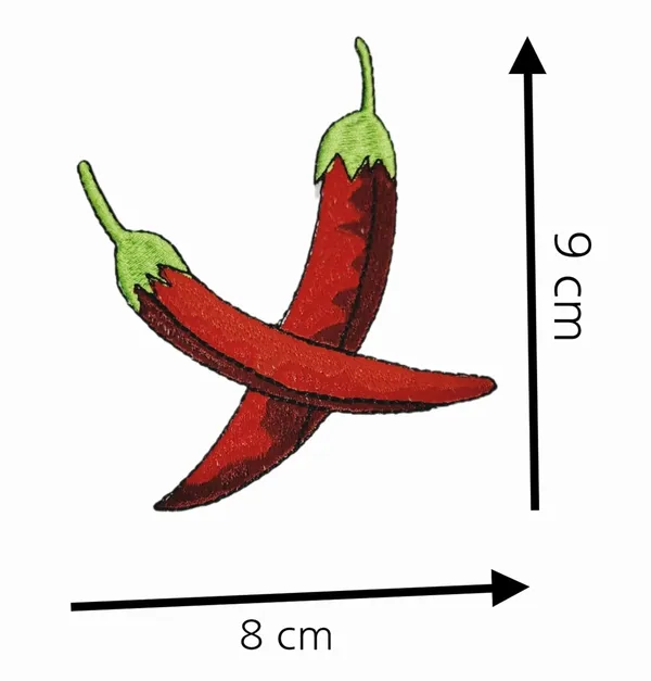 Multicolor_Torn_Clothes_Applique_Embroidery_Patch_(Red_Chilly)_(Pack_Of_2)_(7_X_6_X_1_Cm)