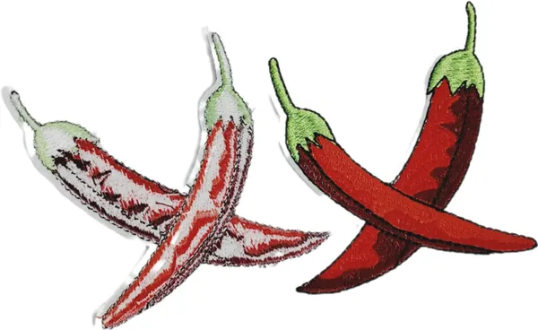 Multicolor_Torn_Clothes_Applique_Embroidery_Patch_(Red_Chilly)_(Pack_Of_2)_(7_X_6_X_1_Cm)